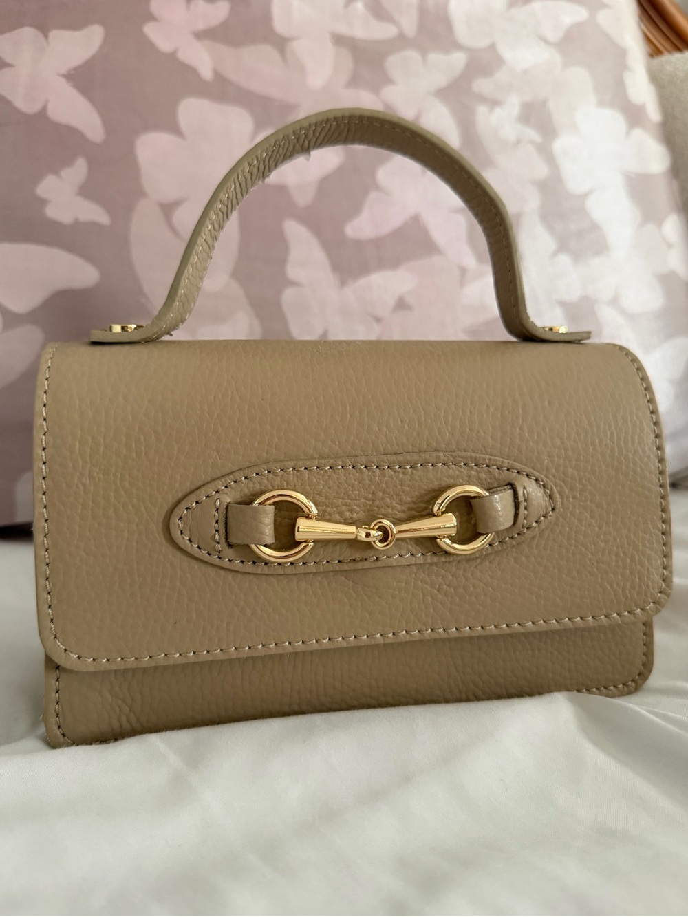 Stylish Equestrian - Ava Leather Bit Bag Tan